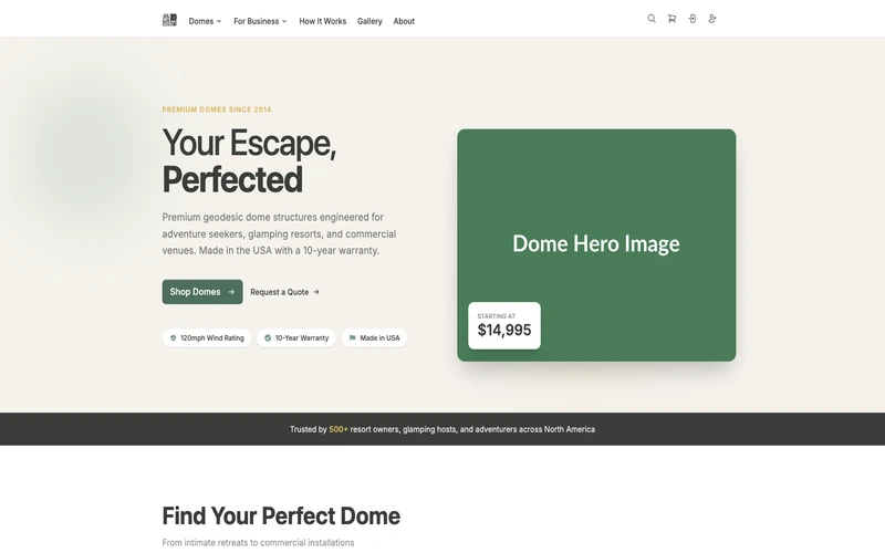 DOV Domes screenshot