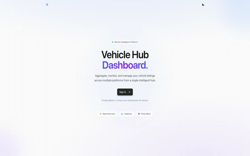 Vehub screenshot